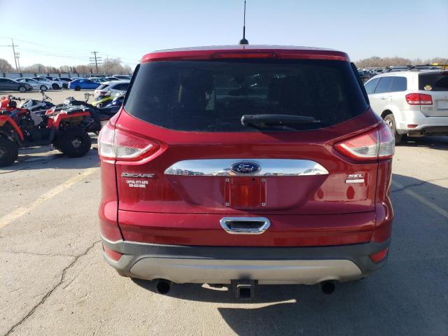 1FMCU9H9XDUA86808 - 2013 FORD ESCAPE SEL RED photo 6