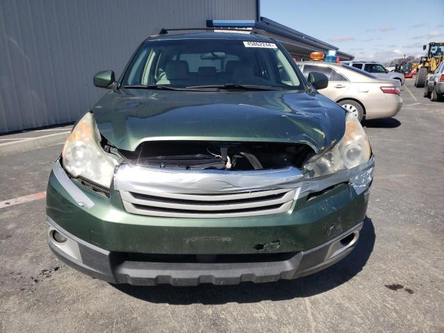 4S4BRBAC8C1265634 - 2012 SUBARU OUTBACK 2.5I GREEN photo 5