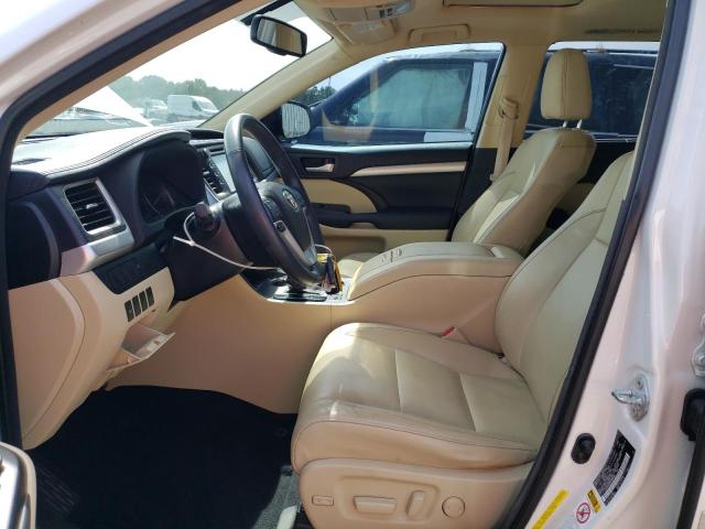 5TDKKRFH6FS088935 - 2015 TOYOTA HIGHLANDER XLE WHITE photo 7