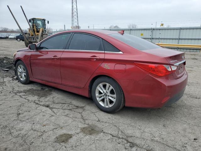 5NPEB4AC6EH946212 - 2014 HYUNDAI SONATA GLS BURGUNDY photo 2