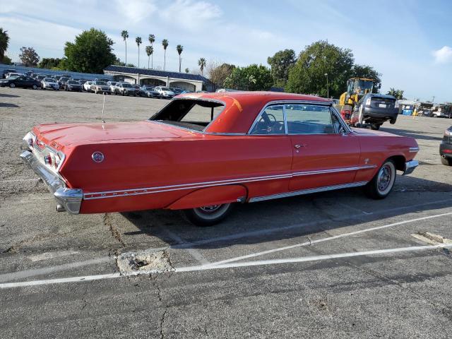 31847J269874 - 1963 CHEVROLET IMPALA  SS RED photo 3