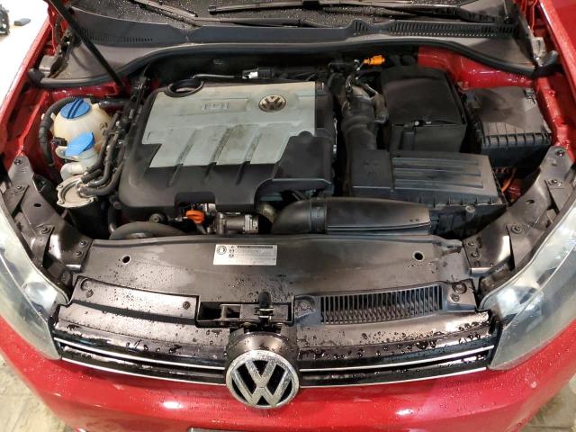 3VWPL7AJ4CM692056 - 2012 VOLKSWAGEN JETTA TDI RED photo 11