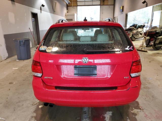 3VWPL7AJ4CM692056 - 2012 VOLKSWAGEN JETTA TDI RED photo 6