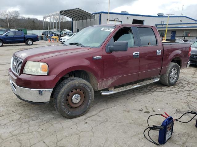 1FTRW12W46FB81333 - 2006 FORD F150 SUPERCREW MAROON photo 1