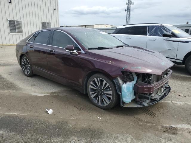 3LN6L5MU3HR644529 - 2017 LINCOLN MKZ HYBRID RESERVE BURGUNDY photo 4