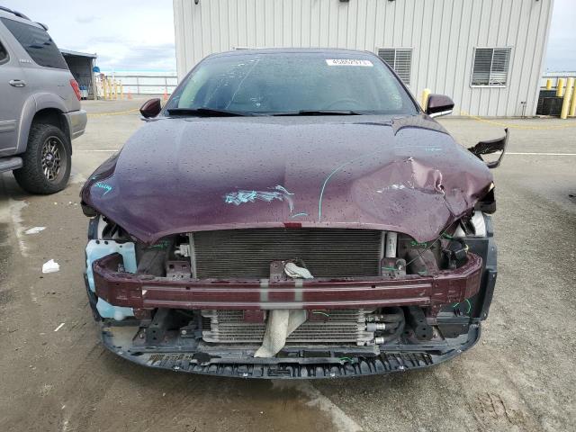 3LN6L5MU3HR644529 - 2017 LINCOLN MKZ HYBRID RESERVE BURGUNDY photo 5