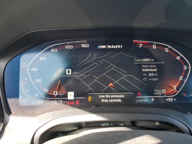 3MW5U9J06M8B59112 - 2021 BMW M340XI GRAY photo 9