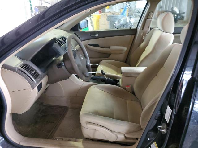 1HGCM56427A135107 - 2007 HONDA ACCORD LX BLACK photo 7