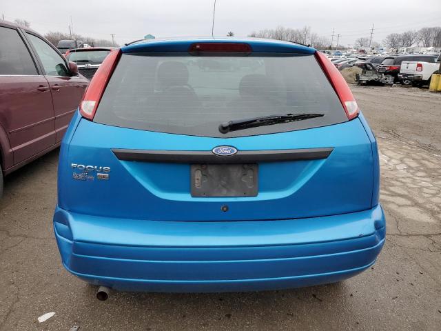 1FAFP31N77W324450 - 2007 FORD FOCUS ZX3 BLUE photo 6