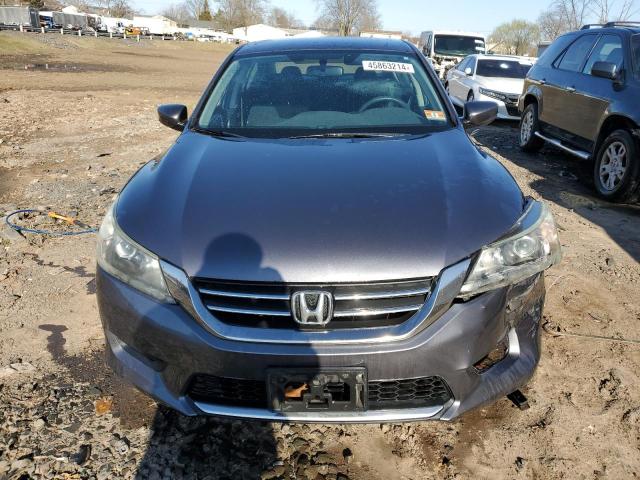 1HGCR2F38DA158054 - 2013 HONDA ACCORD LX GRAY photo 5