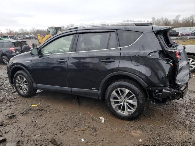 JTMRJREV2JD176927 - 2018 TOYOTA RAV4 HV LE BLACK photo 2