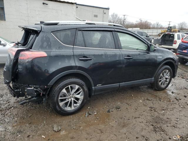 JTMRJREV2JD176927 - 2018 TOYOTA RAV4 HV LE BLACK photo 3