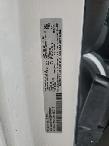 3C6MRVHG6ME528801 - 2021 RAM PROMASTER 3500 HIGH თეთრი ფოტო 12