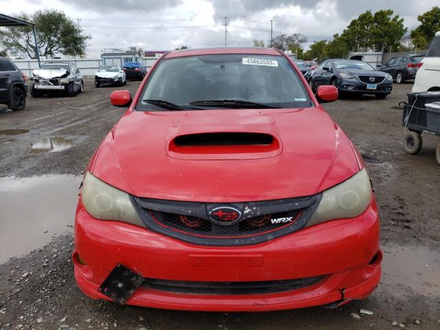 JF1GE76609G500562 - 2009 SUBARU IMPREZA WRX RED photo 5