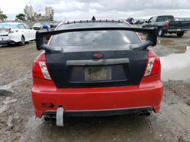 JF1GE76609G500562 - 2009 SUBARU IMPREZA WRX RED photo 6