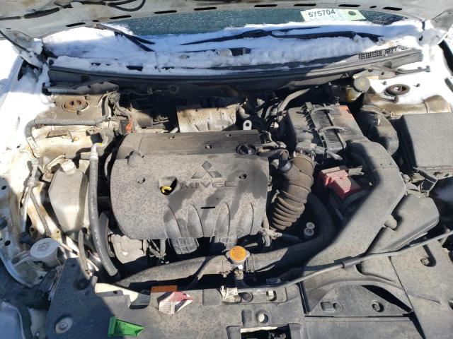 JA32X2HUXBU600686 - 2011 MITSUBISHI LANCER ES/ES SPORT WHITE photo 11