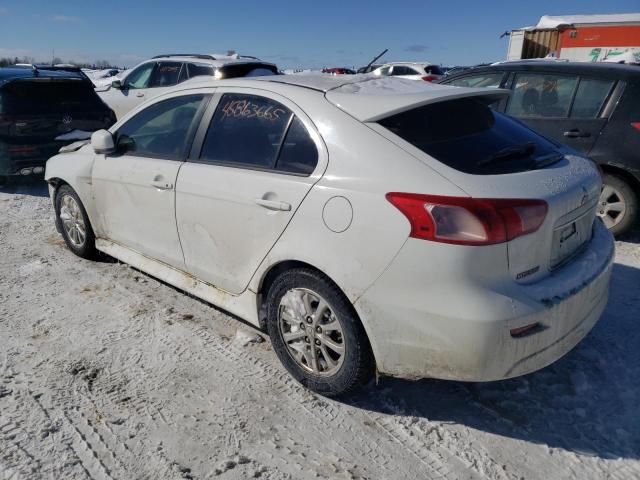 JA32X2HUXBU600686 - 2011 MITSUBISHI LANCER ES/ES SPORT WHITE photo 2