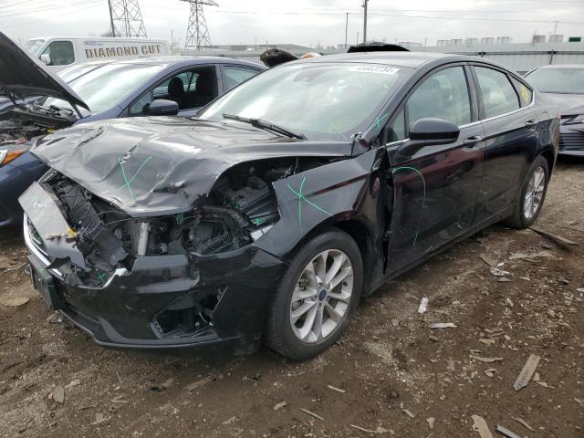 3FA6P0HD1LR236177 - 2020 FORD FUSION SE BLACK photo 1