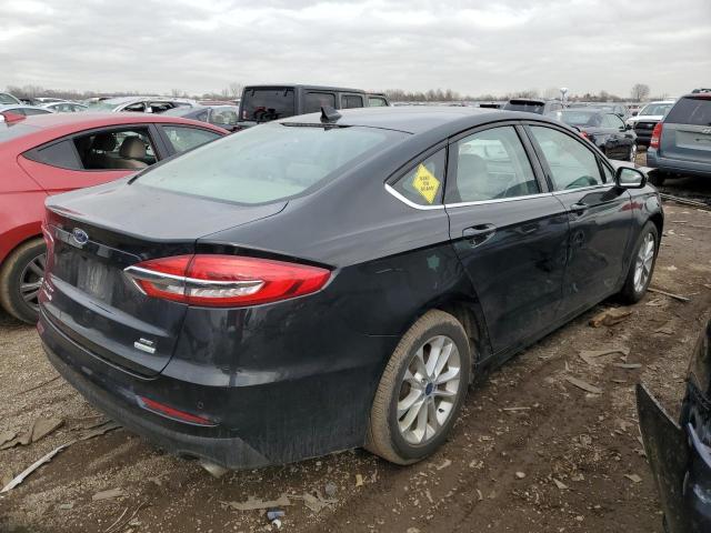 3FA6P0HD1LR236177 - 2020 FORD FUSION SE BLACK photo 3