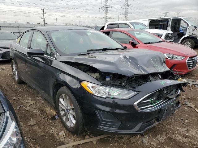 3FA6P0HD1LR236177 - 2020 FORD FUSION SE BLACK photo 4