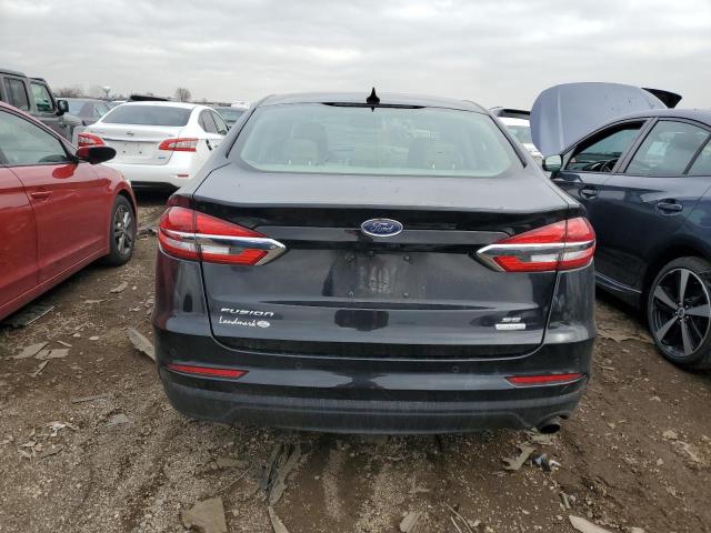 3FA6P0HD1LR236177 - 2020 FORD FUSION SE BLACK photo 6