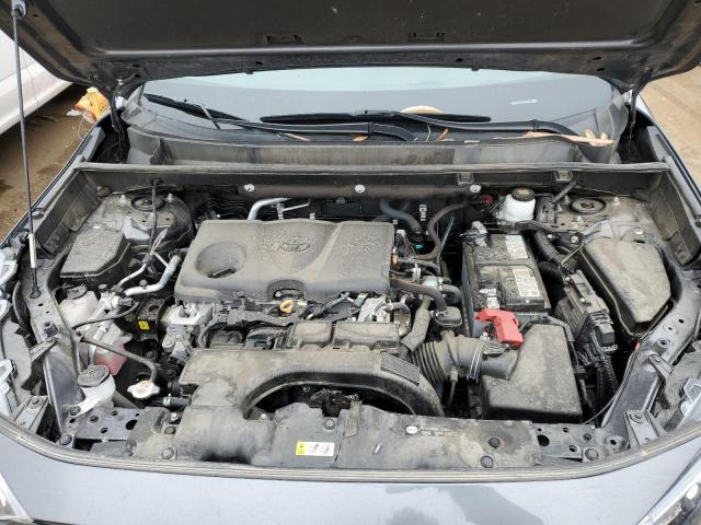 2T3P1RFV4MC208288 - 2021 TOYOTA RAV4 XLE GRAY photo 11