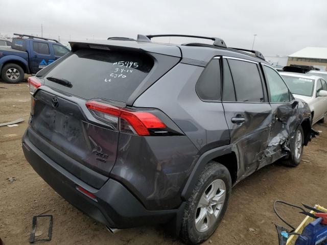 2T3P1RFV4MC208288 - 2021 TOYOTA RAV4 XLE GRAY photo 3