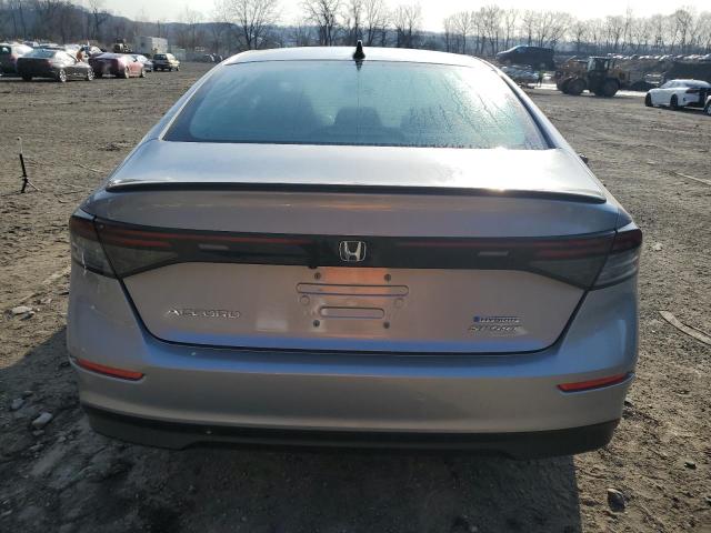 1HGCY2F54PA048871 - 2023 HONDA ACCORD HYBRID SPORT SILVER photo 6