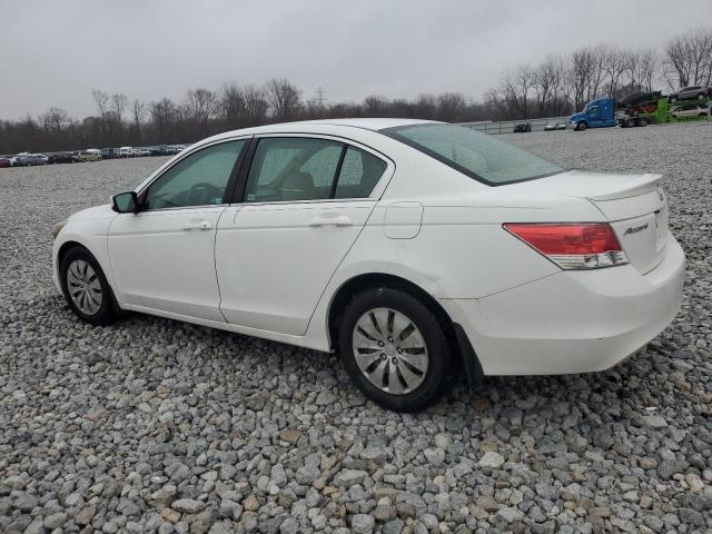 1HGCP2F3XAA033168 - 2010 HONDA ACCORD LX WHITE photo 2