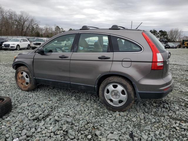 5J6RE4H36AL054301 - 2010 HONDA CR-V LX BROWN photo 2