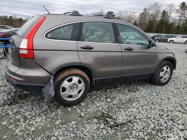 5J6RE4H36AL054301 - 2010 HONDA CR-V LX BROWN photo 3