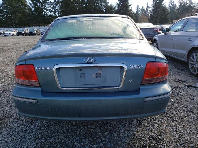 KMHWF35H85A164389 - 2005 HYUNDAI SONATA GLS GREEN photo 6