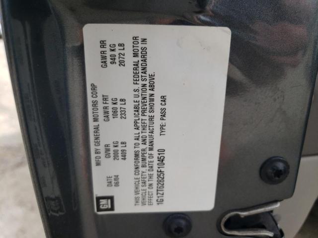 1G1ZT62825F104510 - 2005 CHEVROLET MALIBU MAXX LS 银色 照片 12