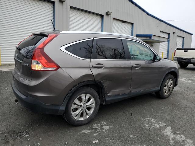 5J6RM4H75CL049518 - 2012 HONDA CR-V EXL BROWN photo 3