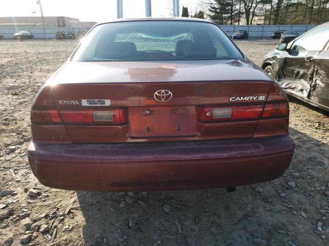 4T1BG22K7XU396540 - 1999 TOYOTA CAMRY CE BURGUNDY photo 6