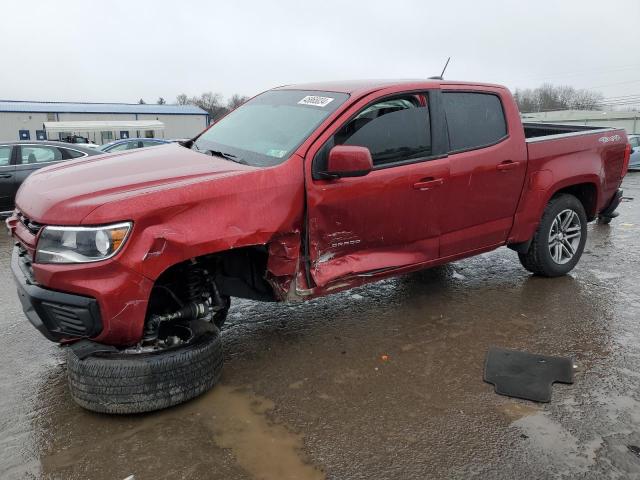 1GCGTBEN8M1289098 - 2021 CHEVROLET COLORADO RED photo 1