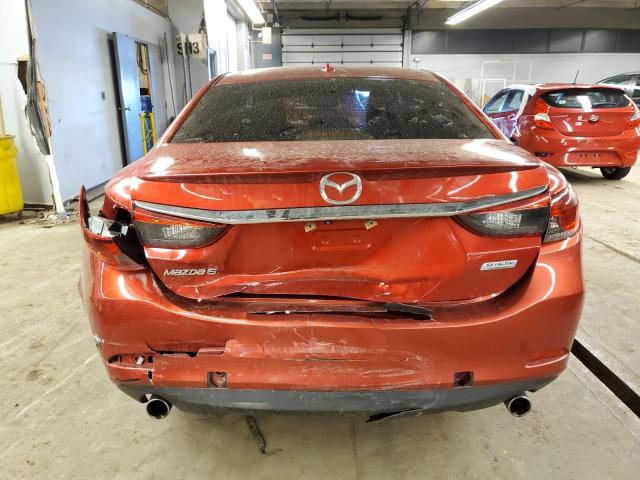 JM1GJ1W50F1219564 - 2015 MAZDA 6 GRAND TOURING RED photo 6