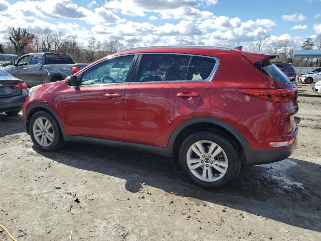 KNDPM3AC0H7033547 - 2017 KIA SPORTAGE LX RED photo 2