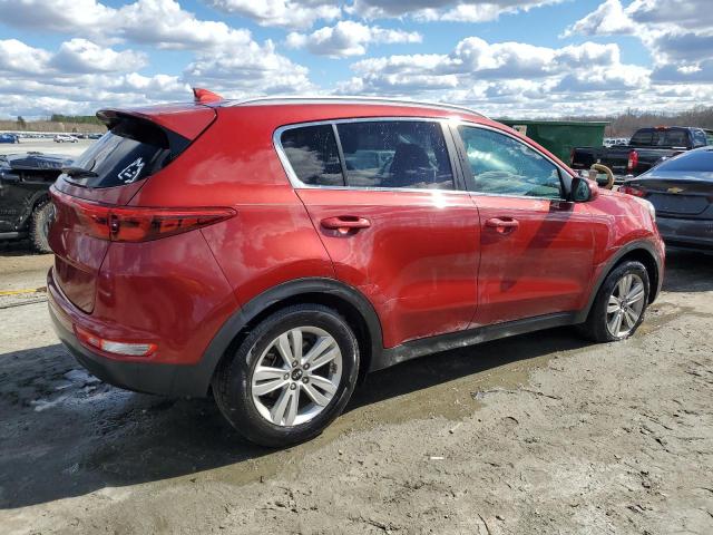 KNDPM3AC0H7033547 - 2017 KIA SPORTAGE LX RED photo 3