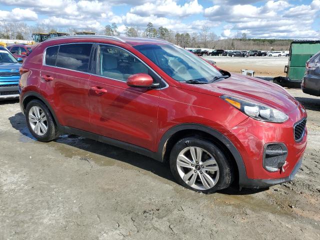 KNDPM3AC0H7033547 - 2017 KIA SPORTAGE LX RED photo 4