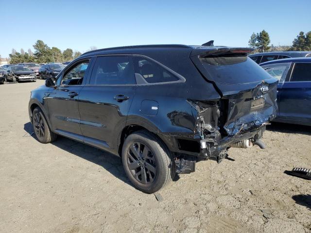 5XYRH4LF5MG011731 - 2021 KIA SORENTO EX BLACK photo 2