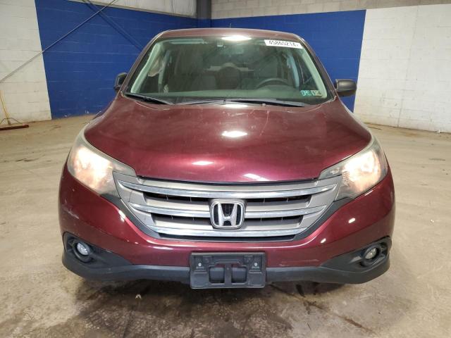 5J6RM4H31EL034255 - 2014 HONDA CR-V LX BURGUNDY photo 5