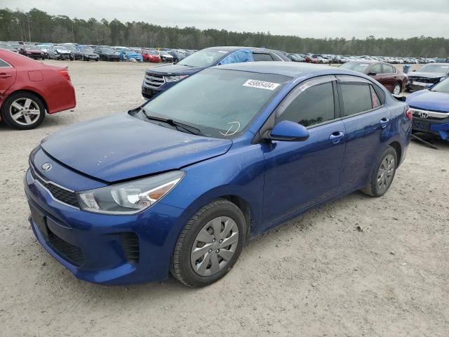 3KPA24AD8LE314742 - 2020 KIA RIO LX BLUE photo 1