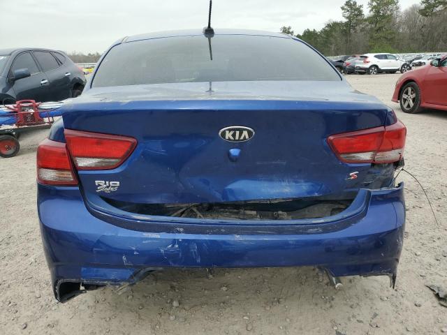 3KPA24AD8LE314742 - 2020 KIA RIO LX BLUE photo 6