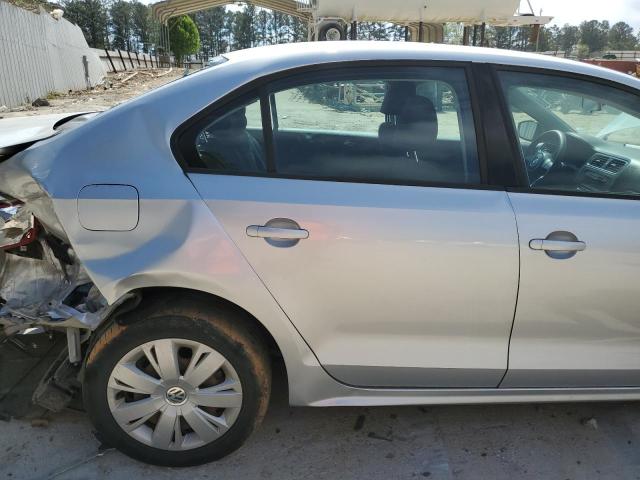3VW2K7AJ6DM217118 - 2013 VOLKSWAGEN JETTA BASE Արծաթագույն լուսանկար 10
