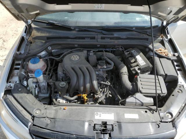 3VW2K7AJ6DM217118 - 2013 VOLKSWAGEN JETTA BASE Արծաթագույն լուսանկար 11
