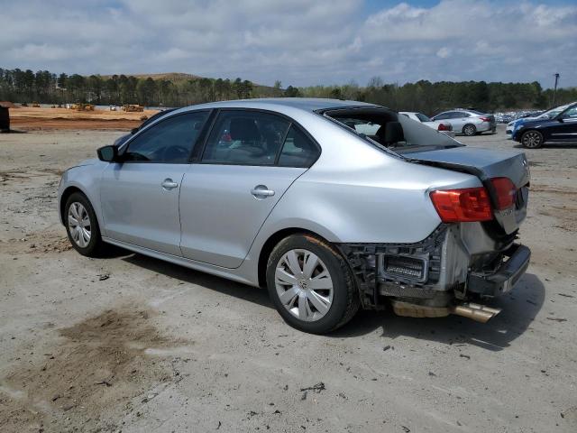 3VW2K7AJ6DM217118 - 2013 VOLKSWAGEN JETTA BASE Արծաթագույն լուսանկար 2