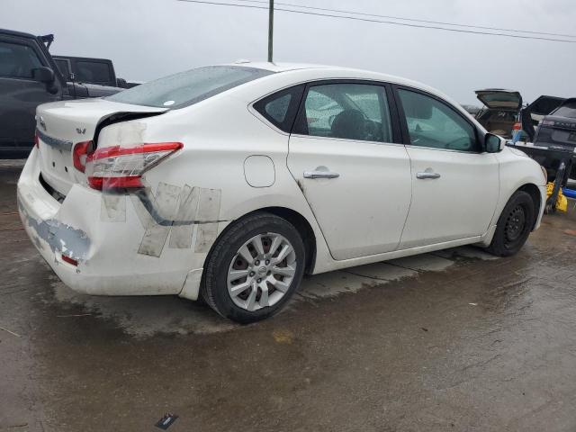 3N1AB7AP2DL692518 - 2013 NISSAN SENTRA S WHITE photo 3