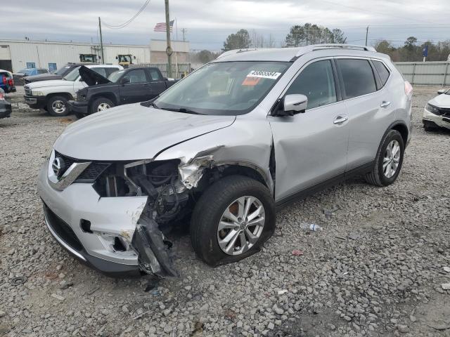 KNMAT2MT5GP716213 - 2016 NISSAN ROGUE S SILVER photo 1