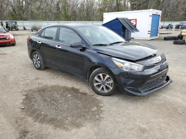 3KPA24AD2ME406642 - 2021 KIA RIO LX BLACK photo 4